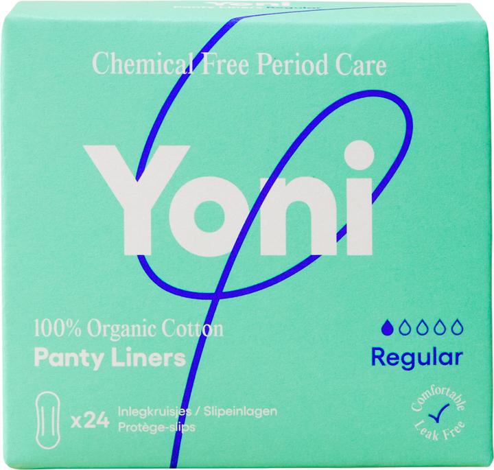 Yoni Bio Slipeinlagen - normal - 100 Bio-Baumwolle - 24 Stk (24 x, Slipeinlagen)