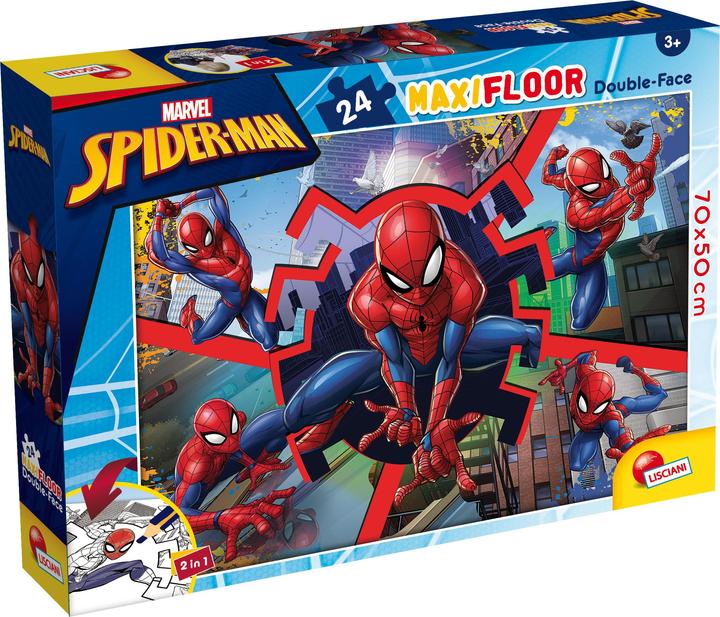 Lisciani 99740 - - MARVEL PUZZLE DF MAXI FLOOR 24 SPIDERMAN (24 Teile)