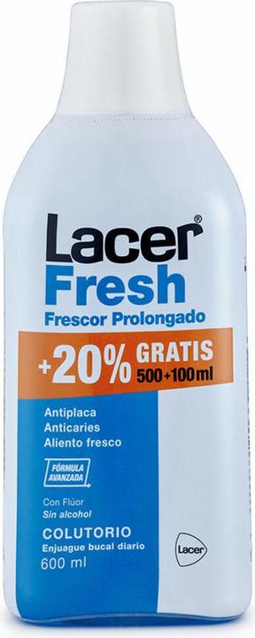 Lacer Frische Mundspülung 600ml (600 ml, Mundwasser)
