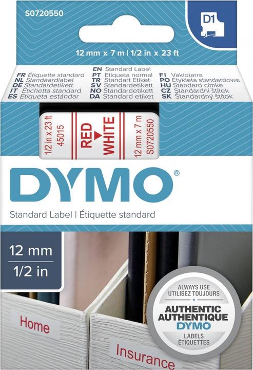 Actual product image Dymo S0720550 (1.20 cm, Red)