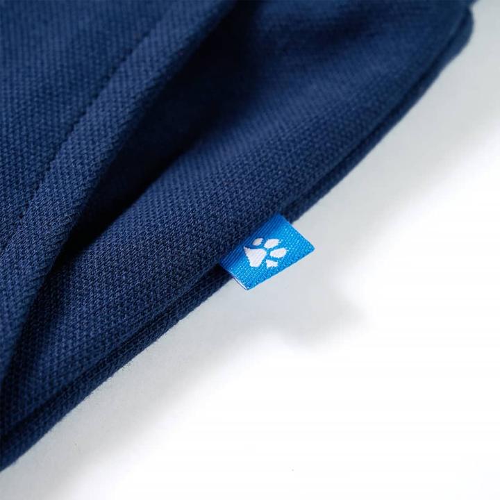 Actual product image VidaXL Children's trousers with drawstring navy blue 92,Material: 95 (92)
