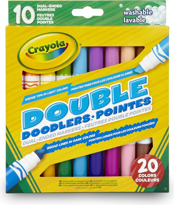 Image du produit Crayola Feutres double face (Multicolore, 10 x)