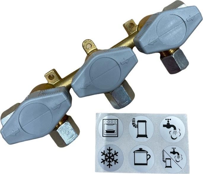 Produktbild GOK Verteilerblock 3 Ausg.