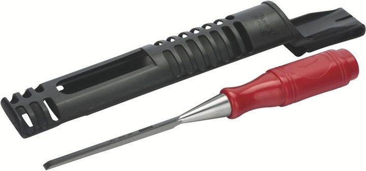 Actual product image Bahco Chisel with red polypropylene handle, 4 mm (4 mm)