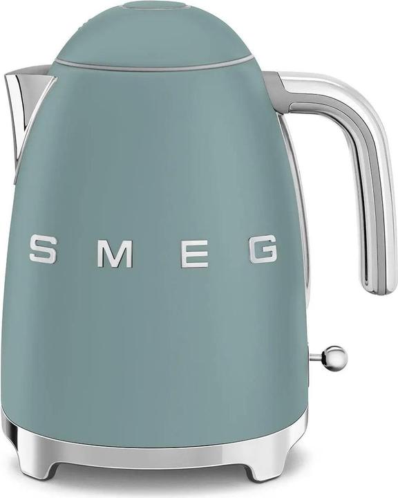 Smeg KLF03EGMEU Kettle Emerald Green, 50s Style Aesthetics (1.70 l, EU plug)