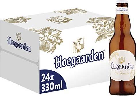 Produktbild Hoegaarden Wit-Blanche Weiss Bier 24 x 250 ml / 4.9 % Belgien (24 x 33 cl)