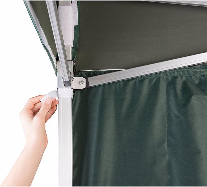 Produktbild Royal Gardineer Wandseitenteil für Faltpavillon, Reissverschluss-Tür (300 cm, 220 cm)