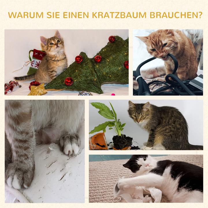 Produktbild Jamb Katzenkratzbaum (70 cm, Khaki und Braun)