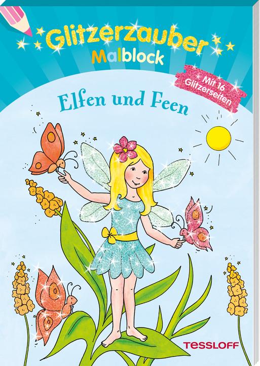 Productafbeelding Tessloff Glitter Magische Kleurplaat Elfen en Feeën