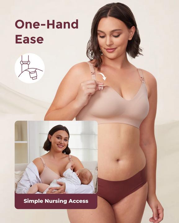 Actual product image Momcozy Nursing Bra Beige L (L)