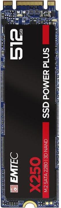 Produktbild Emtec Festplatten-SSD X250 512 GB M.2 2280 SATA III (ECSSD512GX250) (512 GB, M.2 2280)