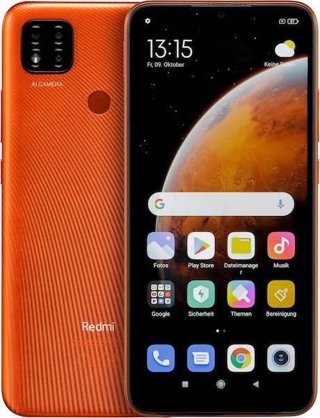 Actual product image Xiaomi Redmi 9C (64 GB, Sunrise Orange, Midnight Gray, 6.53", Dual SIM, 13 Mpx, 4G)