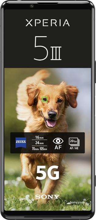 Actual product image Sony Xperia 5 III (128 GB, Black, 6.10", Hybrid Dual SIM, 12 Mpx, 5G)