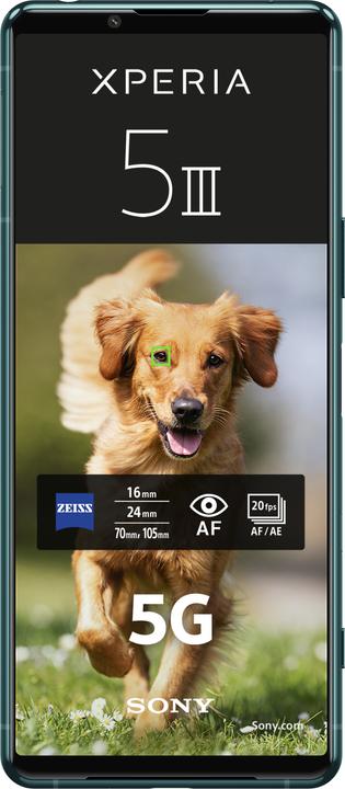 Image du produit Sony Xperia 5 III (128 Go, Green, 6.10", Double SIM hybride, 12 Mpx, 5G)