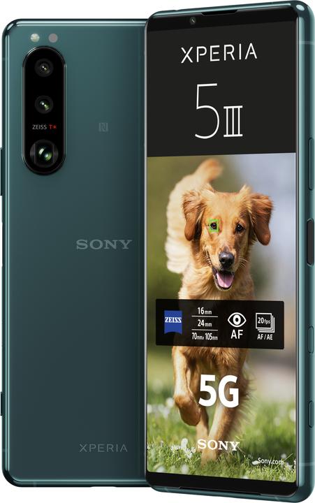 Image du produit Sony Xperia 5 III (128 Go, Green, 6.10", Double SIM hybride, 12 Mpx, 5G)