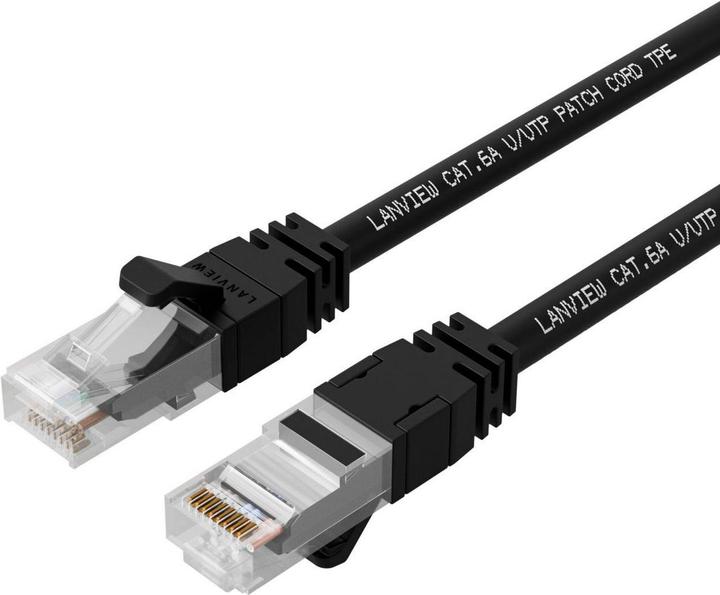Produktbild Lanview CAT6A UTP 15m Black LSZH (S/FTP, CAT6, 0.02 m)