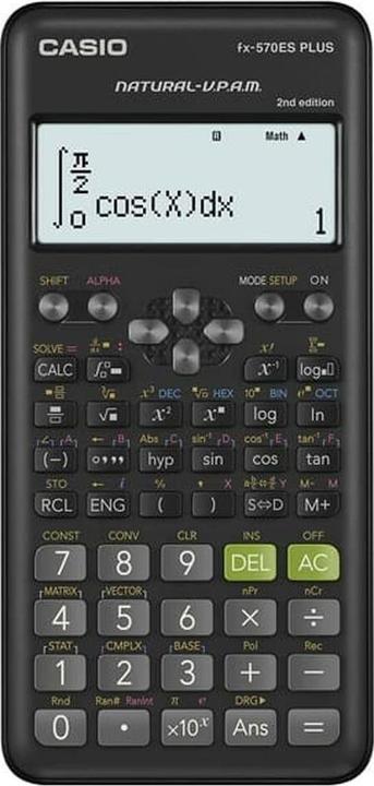 Image du produit Casio Calculatrice scientifique FX-570ES PLUS II, 230 x 142 x 26mm (Piles)