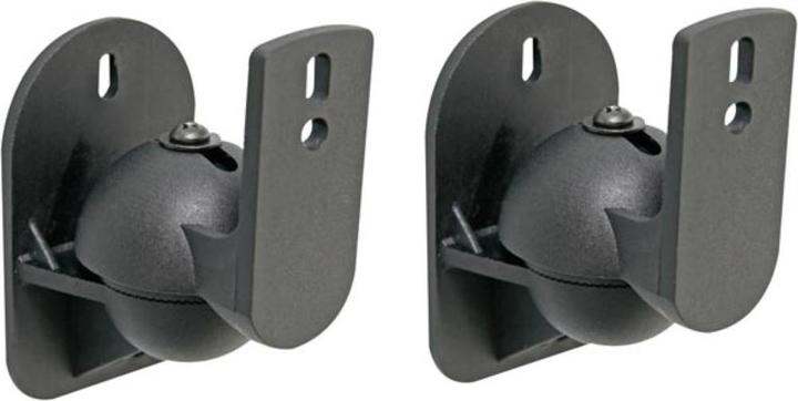 Velleman Staffa Da Parete Per Altoparlanti (1 Coppia) (1 coppia, Installazione a parete, Rotante)