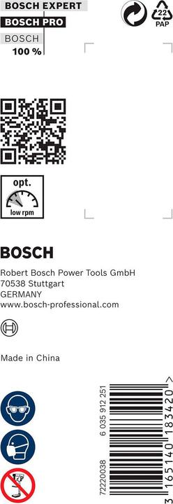 Image du produit Bosch Professional Zubehör Mèche à bois PRO Wood, 22 x 170 x 235 mm (11,1 mm)