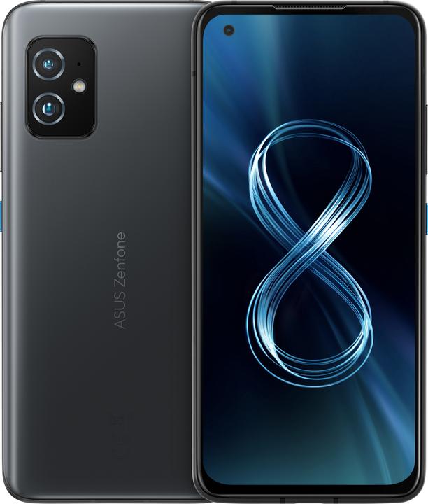 Actual product image ASUS Zenfone 8 (8GB) (256 GB, Obsidian Black, 5.92", Dual SIM, 64 Mpx, 5G)