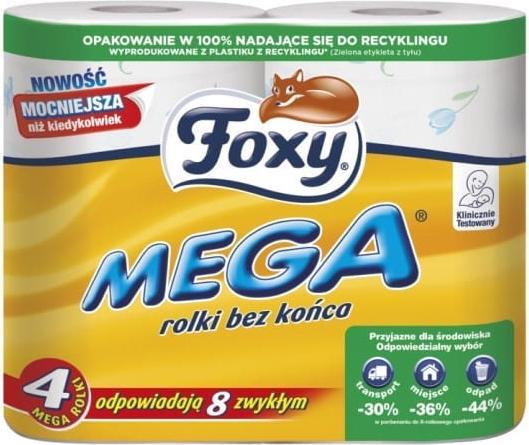 Immagine prodotto Foxy Carta igienica Mega, 4 rotoli (24 x)
