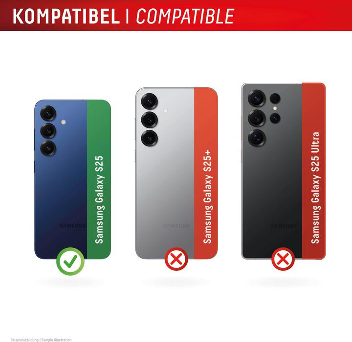 Image du produit Displex Full Cover Camera Lens Glass, Kamera Schutzglas, Platte, Doppelpack (2 pièce(s), Samsung Galaxy S25)