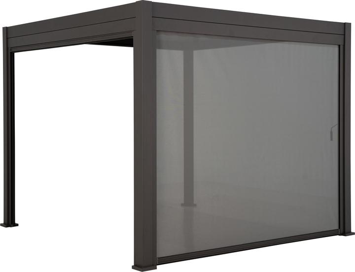 Leco Rollo 4 m zur Lamellenpergola DELUXE anthrazit (400 cm, 370 cm)