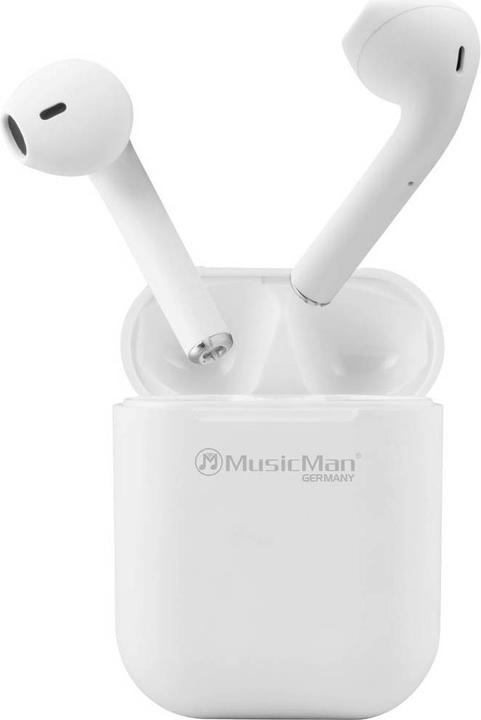 Actual product image Technaxx In Ear Headphones MusicMan Micro TWS BT X57 white (2 h, Wireless)