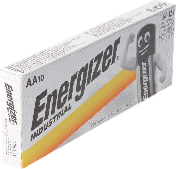 Produktbild Energizer Industrial Mignon, AA, LR6, MN1500, Alkaline Batterie 1,5V in praktischer 10er Packung (10 Stk., AA)
