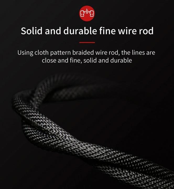 Actual product image Baseus Yiven Audio Cable M30 0.5M Silver+Black (0.50 m, 3.5mm jack (AUX))