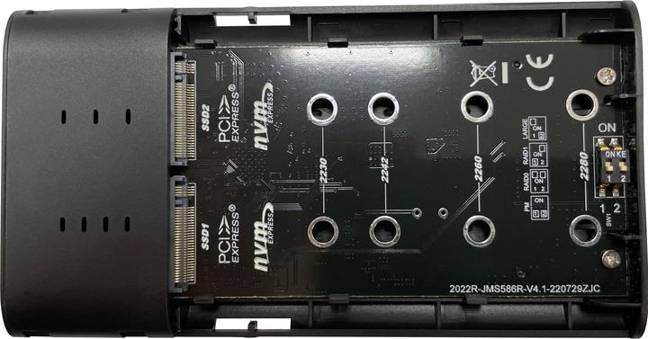 Image du produit LC-Power LC-M2-C-NVME-2X2-RAID Boîtier USB-C pour NVMe-M.2 détail (M.2 2280)