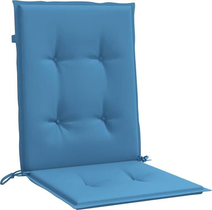 Actual product image VidaXL Low backrest cushions 2 pcs. 100 x 50 x 7cm fabric (100 x 50 x 7 cm)