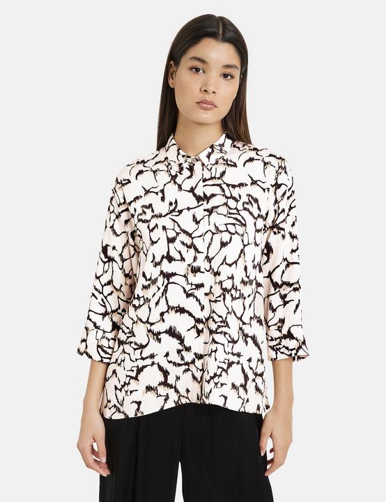 Produktbild Taifun Bluse mit Allover-Print Bluse Langarm (46)