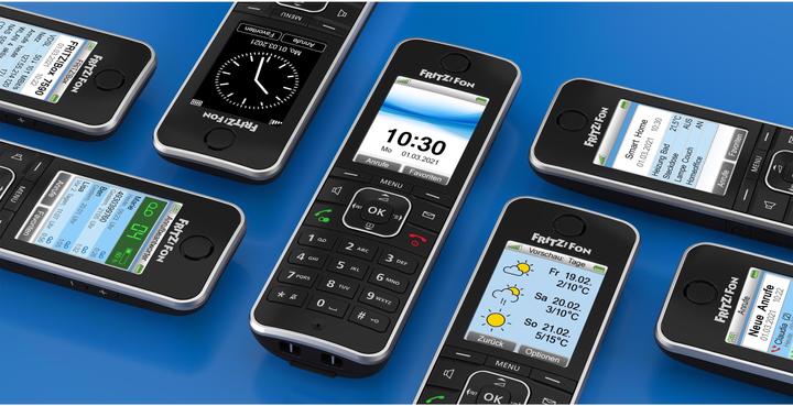 Immagine prodotto AVM Telefono cordless VoIP FRITZ!Fon C6 Black Edition