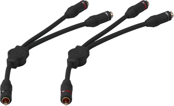 Immagine prodotto Monacor Coppie di adattatori per cavi audio a Y