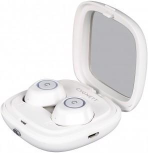 Actual product image Cygnett FreePlay BT Earphones with rechargeable battery case - White (ANC, 3 h, Wireless)