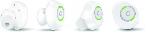 Actual product image Cygnett FreePlay BT Earphones with rechargeable battery case - White (ANC, 3 h, Wireless)