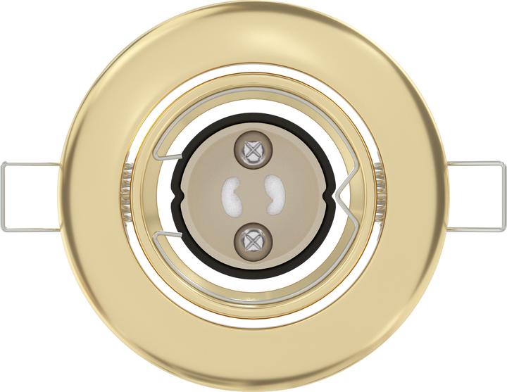Immagine prodotto VidaXL Lampen Set von 12 Gold Metall, Kunststoff 9 cm Leichtes Gewicht (GU10)