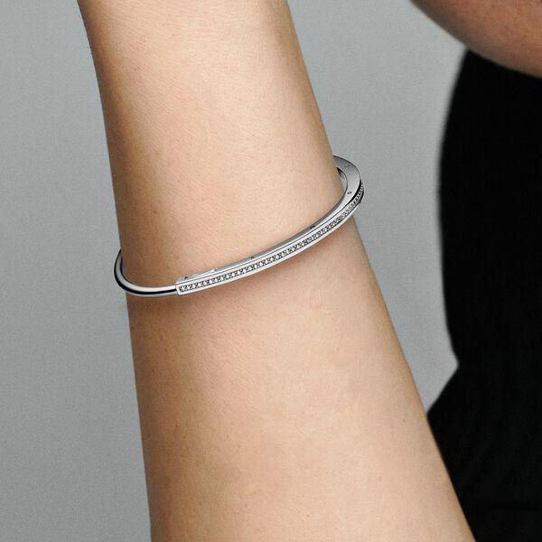 Immagine prodotto Pandora Bracciale Signature Pavé (19 cm, Argento 925)