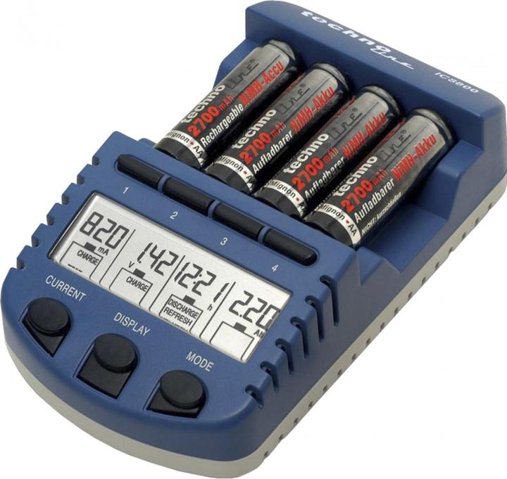 Produktbild Technoline BC 1000 N Ladegerät (1 Stk., AAA, AA, Ladegerät ohne Akku)