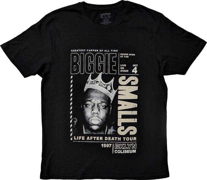 Biggie Smalls Erwachsene Leben nach dem Tod Tour Baumwolle TShirt (XL)