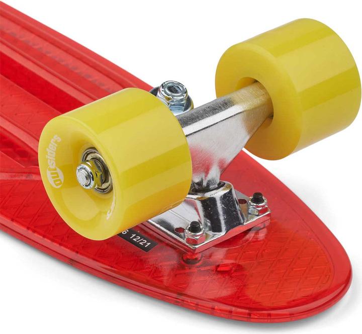 Immagine prodotto Outsiders - Skateboard retrò trasparente rosso (6")