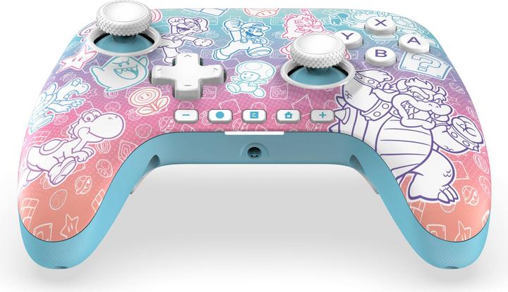 Actual product image PowerA NSW2 Controller Advantage wired Mushroom Kingdom (Switch 2)
