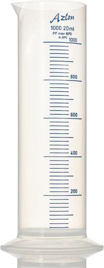 Rs Pro PP Measuring Cylinder, 1000ml