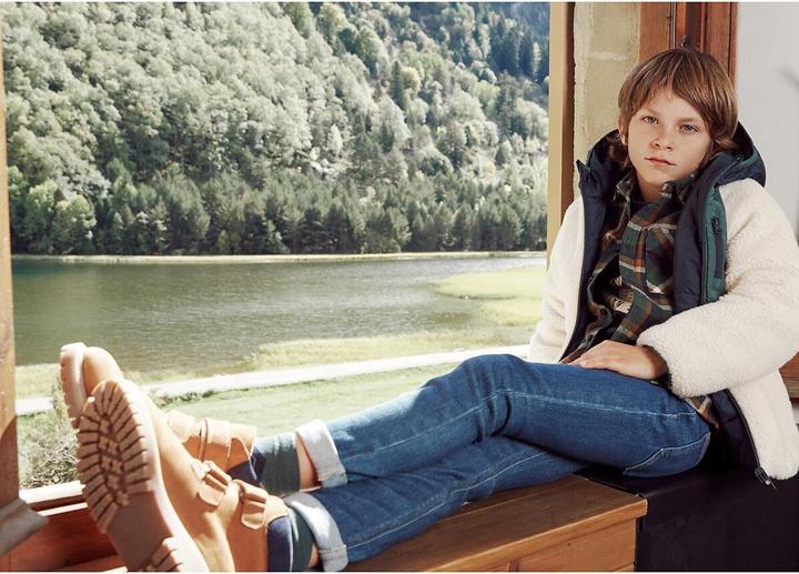 Immagine prodotto La Redoute Collections Stivali in pelle foderati con chiusura a velcro (27)