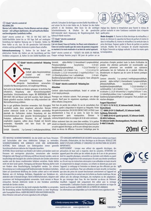 Produktbild Glade Duftstecker Halter Relaxing Zen