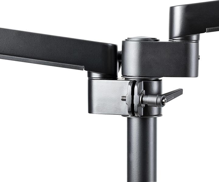 Productafbeelding StarTech com ARMDUALPIVOT, klem, 16 kg, 81,3 cm (32 inch), 100 x 100 mm, hoogteverstelling, Zwart (Tabel, 32")