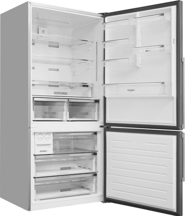 Produktbild Whirlpool W84BE 72 X 2 koel-vriescombinatie Vrijstaand 588 l E Roestvrijstaal (588 l)