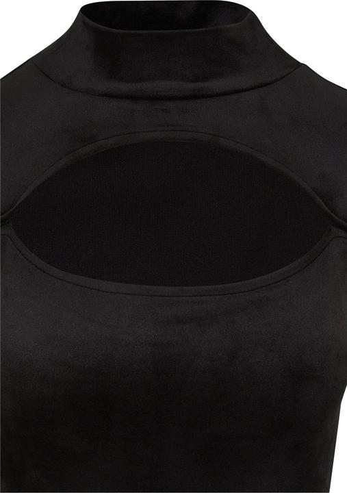 Image du produit Urban Classics Ladies Velvet Cut-Out Turtleneck Body (M)