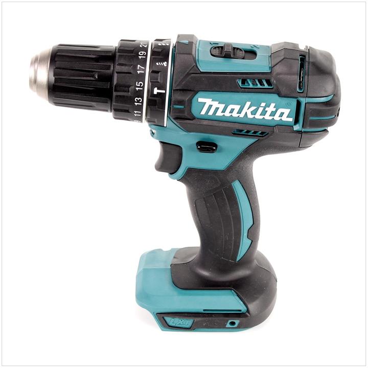 Immagine prodotto Makita DHP 482 RMJ - 18 V Trapano avvitatore a percussione a batteria in valigetta Makpac + 2x Batte (Batteria ricaricabile)